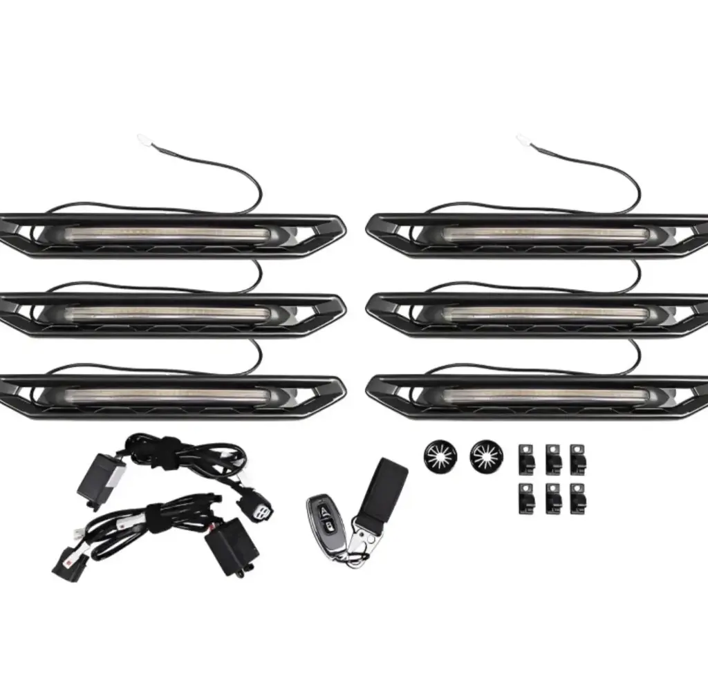 Decoration lamp for Roof Rack for T2/مصابيح الزينة تركب لتغطي المناطق الصفراء في السقف