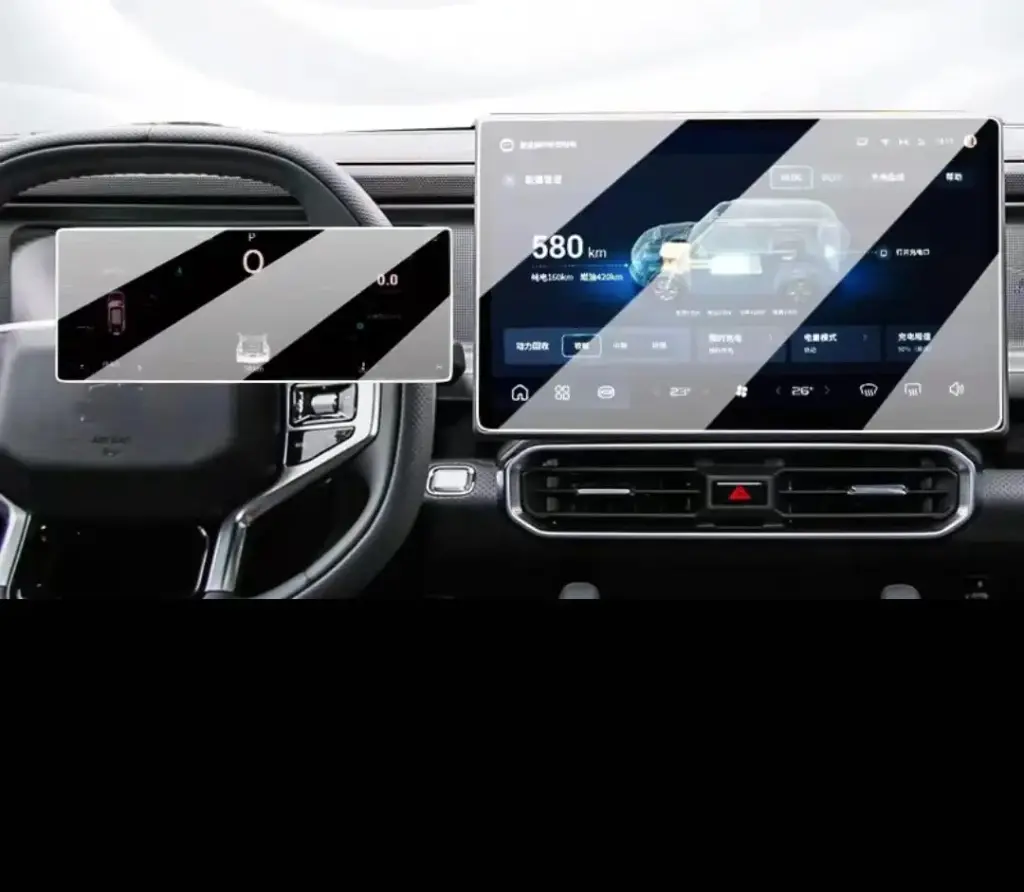 Tempered Glass Protective Film(HD 2 PCS) FOR T2 & T1/واقي الشاشة الزجاجي المقوى قطعتين