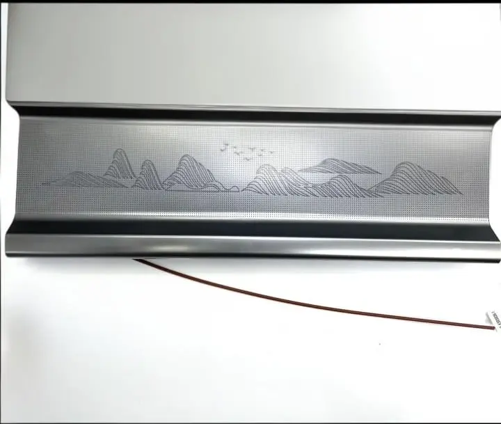 Passanger Screen panel with Ambient Light with design for T2/لوحة شاشة الركاب مع الإضاءة المحيطية لسيارة مع التصميم