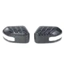 Black matte side mirror covers 2 pieces for T2 